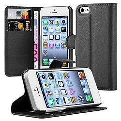 Cadorabo Coque iPhone 5 / 5S / SE 2016 Etui en Noir