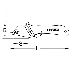 Acheter KS TOOLS Couteau à dénuder les câbles isolé lame droite interchangeable Kstools