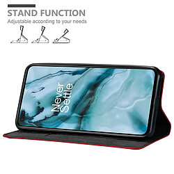 Avis Cadorabo Coque OnePlus Nord Etui en Rouge