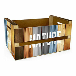 Boîte de rangement Confortime Nature (3 Unités) (44 x 24,5 x 23 cm)