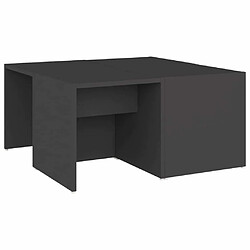 Maison Chic Ensemble de 4 Tables basses,Table Console pour salon Gris 33x33x33 cm Aggloméré -MN80290