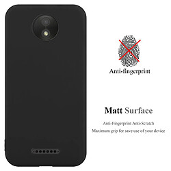 Cadorabo Coque Motorola MOTO C Etui en Noir