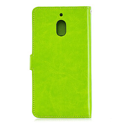 Avis Wewoo Housse Coque Crazy Horse Texture Horizontal Etui en cuir avec support et fentes pour cartes et portefeuille et cadre photo Nokia 2.1 Vert