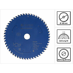 Bosch Lame de scie circulaire Expert for Aluminium 160 x 1,3 x 20 mm - 54 dents ( 2608644538 )