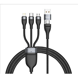 Universal Câble USB PD 100W USB type C câble USB pour Xiaomi Samsung 5A charge rapide 3 en 1 câble USB C câble | (câble de données pour Xiaomi Samsung)