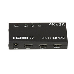 Kalea-Informatique SPLITTER HDMI 1.4B 2 PORTS - RESOLUTION 4K 2160x3840 / COMPATIBLE 3D