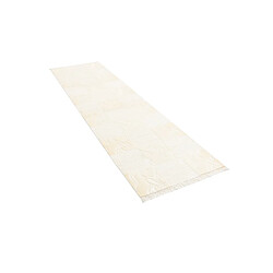 Vidal Tapis de couloir en laine 297x81 beige Darya