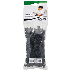 Avis InLine® Dust Cover pour prise RJ45 noir 100 pcs. Pack