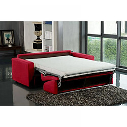 Acheter Inside 75 Canapé EXPRESS 2-3 Places DREAMER Convertible lit 120*197*16 tweed rouge matelas 16 cm