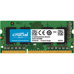 Crucial CT8G3S160BM Mémoire PC 8Go DDR3L 1600MHz CL11 Vert