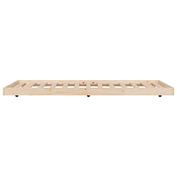 Acheter vidaXL Cadre de lit sans matelas 80x200 cm bois massif de pin