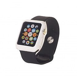 COQUEDISCOUNT Bumper silicone blanc pour Apple Watch 38mm