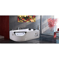 Simba BAIGNOIRE BALNEO MASSANTE -BAIGNOIRE D'ANGLE - BAIN TOURBILLON - mod. ELITE 180 x 120 cm - 2 PERSONNES