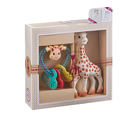 Coffret naissance prêt à offrir Sophie la girafe et hochet coeur - Vulli