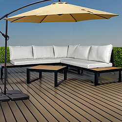 Parasol Alexandra House Living Marron Noir 2,7 m Polyester