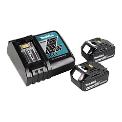 Acheter Makita DML 802 RG lampe sans fil pour batterie 14,4 et 18 V + 2x batterie 6,0 Ah + chargeur