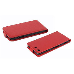 Avis Cadorabo Coque Sony Xperia M5 Etui en Rouge