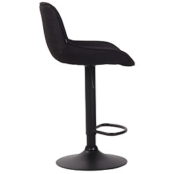 Avis Non Tabouret de bar Lentini tissu noir