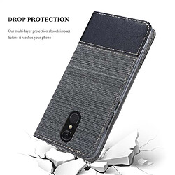 Cadorabo Coque LG Q7 / Q7a / Q7+ Etui en Gris pas cher