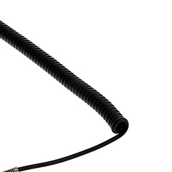 Acheter Câble audio auxiliaire de 3,5 mm mâle vers câble mâle 90 degrés ligne droite angle noir