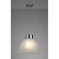 Luminaire Center Suspension Hof Nickel satiné 1 ampoule 35cm