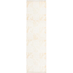 Vidal Tapis de couloir en laine 297x81 beige Darya