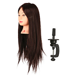 Avis Salon De Coiffure De La Pratique De La Formation Mannequin Tête + Serre-câble Brun 22 "