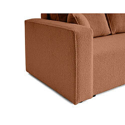 Acheter Bestmobilier Topaze - canapé 3 places - convertible avec coffre - en tissu bouclette