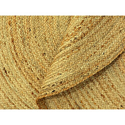 Acheter Vente-Unique Tapis rond 100% jute - Tressage spirale - D. 200 cm - Naturel - KESIA