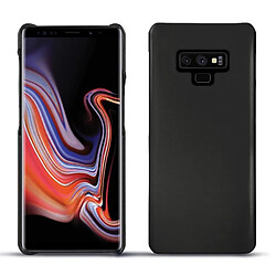 Coque cuir Samsung Galaxy Note9 - Coque arrière - Noir ( Nappa / Black ) - NOREVE