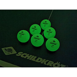 Acheter MTS Sportartikel 608507 - Donic-Schildkröt boîte de 6 balles de tennis de table vert fluo