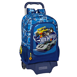 Cartable à roulettes Hot Wheels Sonny Blue marine 32 x 42 x 14 cm