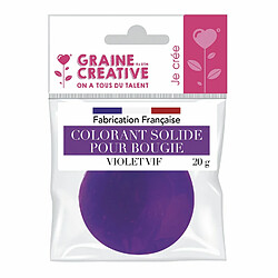 Graines Creatives Colorant solide pour bougie 20 g Violet