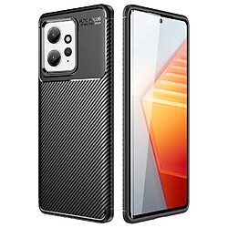 Xeptio Coque protection brossée noire pour Xiaomi Redmi Note 12 4G souple Antichoc