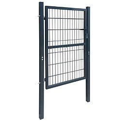 vidaXL Portillon Acier 106x248 cm Anthracite