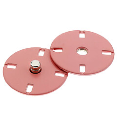 Avis 5 pièces en métal à coudre sur boutons-pression boutons-pressions bouton poppers 21mm rose