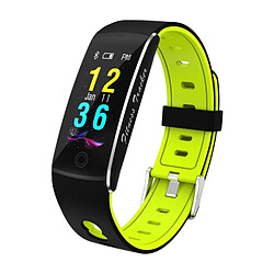 Wewoo Bracelet connecté F10 0,96 pouce TFT couleur écran intelligent IP67 étancherappel d'appel de soutien / surveillance de la fréquence cardiaque / de la pression artérielle / du sommeil / Oxymètre vert