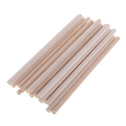 bâton de bois balsa bâton de modelage bricolage non fini 20pcs 120mm