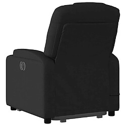 Acheter vidaXL Fauteuil de massage inclinable Noir Tissu