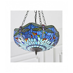 Acheter Interiors 1900 Suspension inversée 41 cm Dragonfly Blue, verre et métal