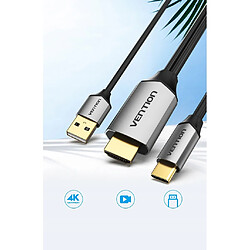 Acheter GUPBOO Adaptateur VENTION Type-C -- HDMI 4K + Alimentation USB 2m,JL1579