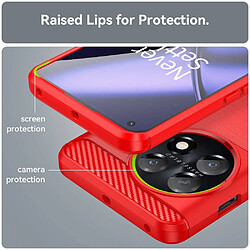 Avis Htdmobiles Coque pour OnePlus 11 5G - housse etui silicone gel carbone + film ecran - ROUGE