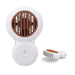 Universal Ventilateur mini col cool ventilateur rechargeable USB ventilateur portable d'été ventilateur de poche personnelle de main Voyage en plein air étudiant | Ventilateur (blanc)