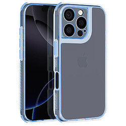 Avizar Coque pour iPhone 16 Pro Coins Antichoc Bumper Bleu Clair