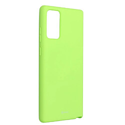 etui roar colorful jelly coque pour samsung galaxy note 20 lime