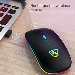 Acheter Universal 2.4GHz LED Wireless Wireless Mouse Mouse PC Portable Bobine optique(Le noir)