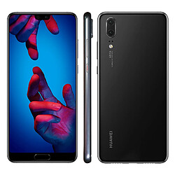 Huawei P20 Smartphone débloqué Ecran 5,8 pouces 128 Go Double Sim Android Noir