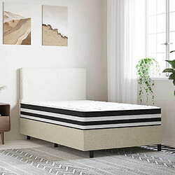 vidaXL Matelas à ressorts ensachés moyen 120x200 cm