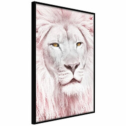 Paris Prix Affiche Murale Encadrée Dreamy Lion 20 x 30 cm Noir