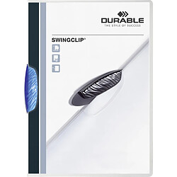 DURABLE Chemise à clip SWINGCLIP, format A4, clip bleu ()